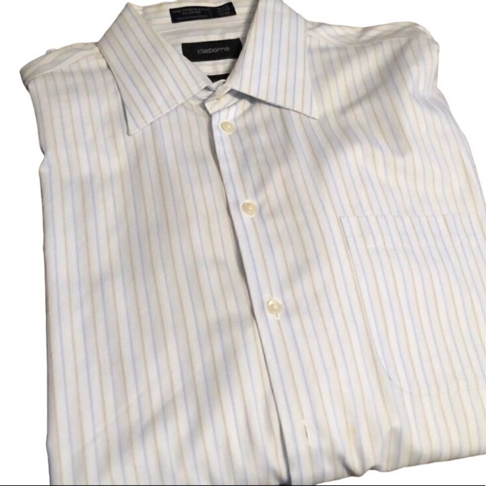 Claiborne sz large 16.5  34/35 long sleeved